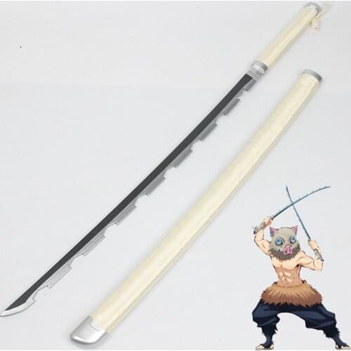 Demon slayer: kimetsu no yaiba hashibira inosuke costume weapons prop kimetsu no yaiba hashibira inosuke cos wig