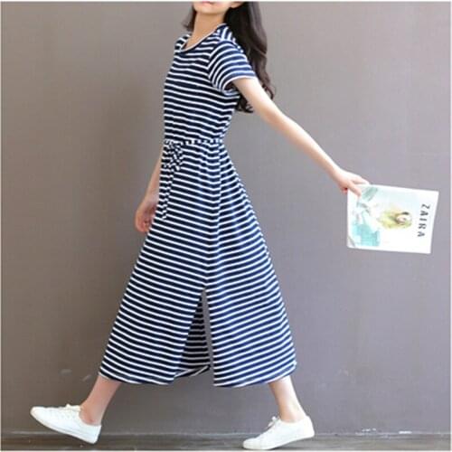 New maternity clothes. The retro - pregnant women knitted striped short sleeved chemise dress tide clothing for pregnant wome