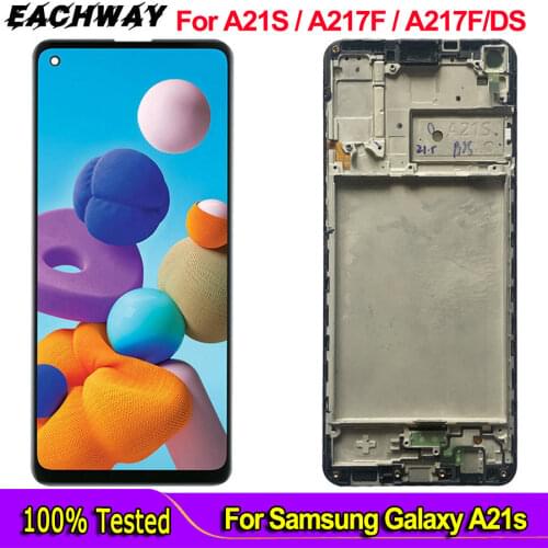 ORIGINAL 6.5'' LCD for SAMSUNG Galaxy A21s A217 Display Touch Screen Digitizer Assembl SM-A217 A217F A217DS LCD For SAMSUNG A21s