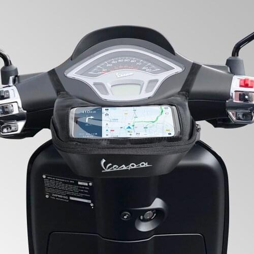 Scooter Storage Bag Waterproof Navigation Bags Case for Vespa GTS GTV LX LXV Sprint Primavera