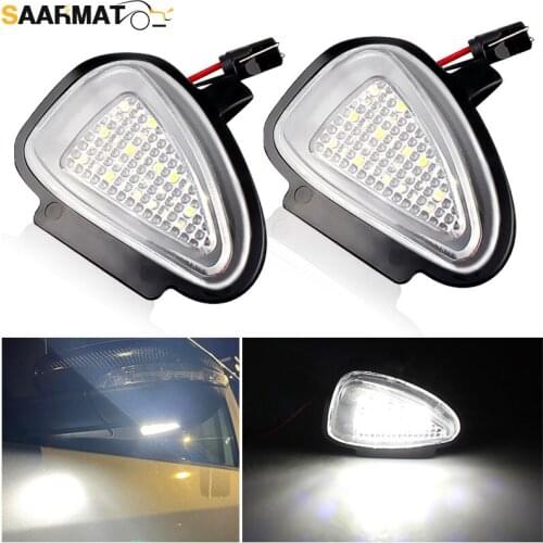 2PCS No Error Led Side Mirror Light For Volkswagen VW Golf 6 GTI Passat B7 Cabriolet Touran Accessories Led Courtesy Lights