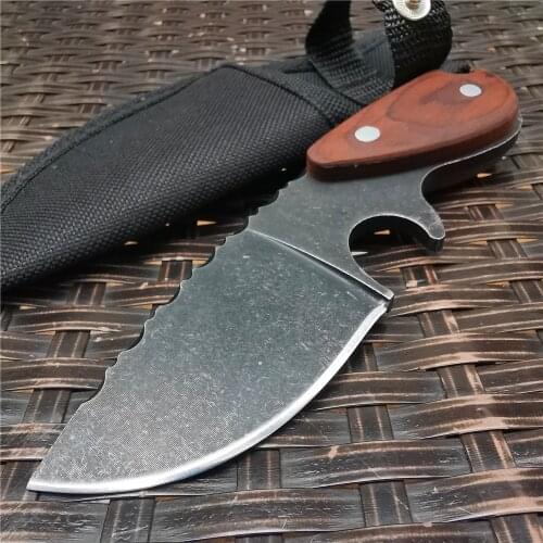 High Quality Tactical Knives Knifes Military Hunting Fixed Blade Knife for Outdoor Survival Camping and EDC