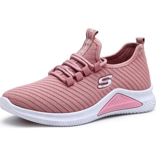 Running Shoes for Women 2021 Basket Femme Sneakers Breathable Comfortable Non-slip Wear-resistant Outdoor Walking Sport Shoes