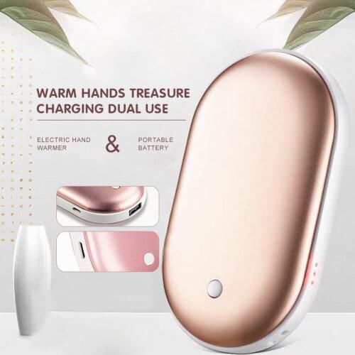 Winter Mini Hand Warmer Heating Pad USB Rechargeable Handy Warmer Heater Pocket Mini Cartoon Electric Heater Warm 2400mAh
