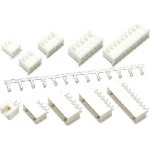 10set XH2.54MM connector connector plug + straight pin socket + terminal block 2p 3P 4P 5P 6P 7P 8P 9P 10P 11P / 20P curved pin