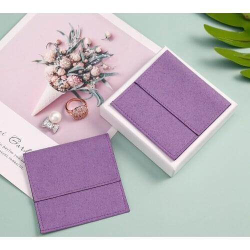 10pcs Jewelry Packaging Pouches for Wedding Ring Earrings Necklace Christmas Presents Gift Bag Small Microfiber Velvet Pouches
