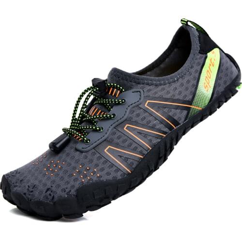 2020 Men Water Shoes Woman Beach Swimming Slipper On Surf Quick-Drying Aqua Shoes Skin Sock Striped Summer Outdoor Wading Shoes