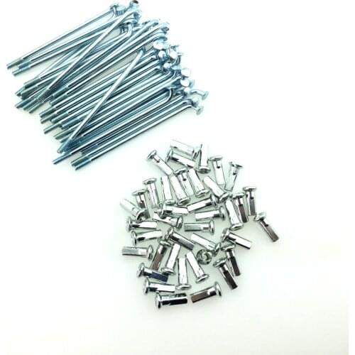 36pcs for jh70 ZS125 Gn125 GY Gs125 Motorcycle Right Angle Wire Spokes Steel Tire Accessories Bicycle Electric Tricycle Car 3mm