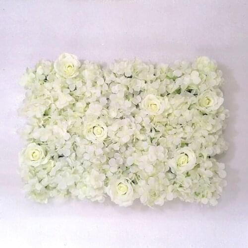 40x60cm Silk Rose Flower Wall Wedding Decoration Backdrop Champagne Artificial Flower Flower Wall Romantic Wedding Decor