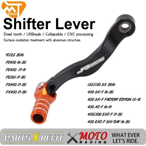 For KTM SX SXF XCF EXCF TC FC FE FE FS FX 125 150 450 501 2016-2020 CNC Aluminum Folding Gear Shift Shifter Lever Motorcycle