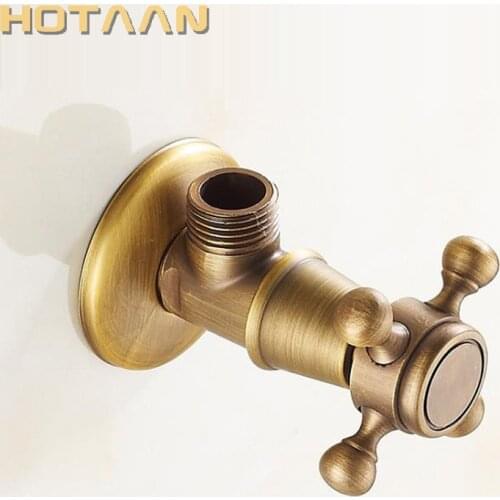 Free Shipping Antique Brass Triangle Valve Water Control Valve Bathroom Tap Water Valve 1/2*1/2 Brass Angle valves ,YT-5182
