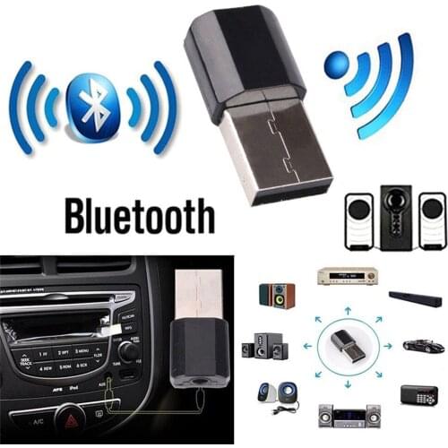 Bluetooth 3.0 USB Bluetooth Adapter Wireless USB Bluetooth 3.5mm AUX Audio Stereo Music Home Car Bluetooth Receiver Adapter