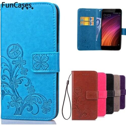 Xiaomi Redmi 4X Case Luxury Leather Cover Redmi 4X 4 X 5.0 Global Case Silicone Flip Wallet Phone Case For Xiaomi Redmi 4X Cover