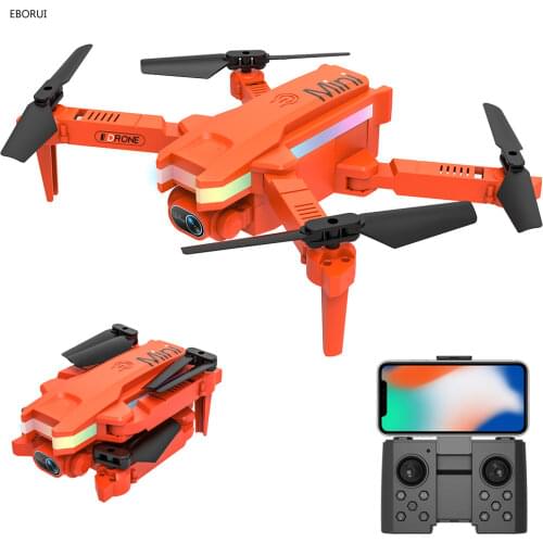 EBORUI H1mini RC Drone with WiFI FPV 4K HD Wide Angle Camera Return Home Foldable RC Quadcopter Drone RTF for Kids & Beginner