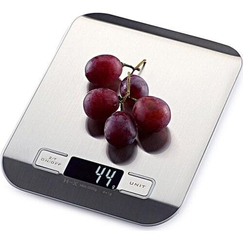 5kg stainless steel electronic digital kitchen scale measuring cozinha balance cuisine messen cooking measure tools for food