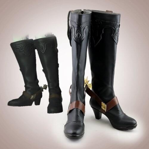 Final Fantasy XIV Field commander Cosplay Boots Anime Shoes