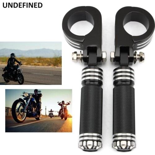 Motorcycle Highway Pegs Engine Guard Crash Bar Foot Pegs 32/38mm CNC for Honda Yamaha Harley Touring Road King Dyna Universal