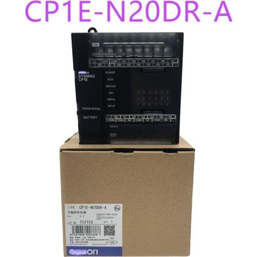 New Original CP1E-N20DR-A AC100-240V Nnit 12 DI 8 DO Relay Programmable Logic Controller