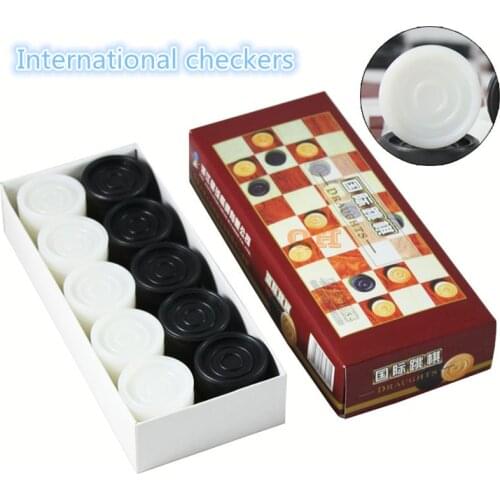 New International Checkers Standard Competition for Plastic Chess Game 100 Lattice Checkers 3.5