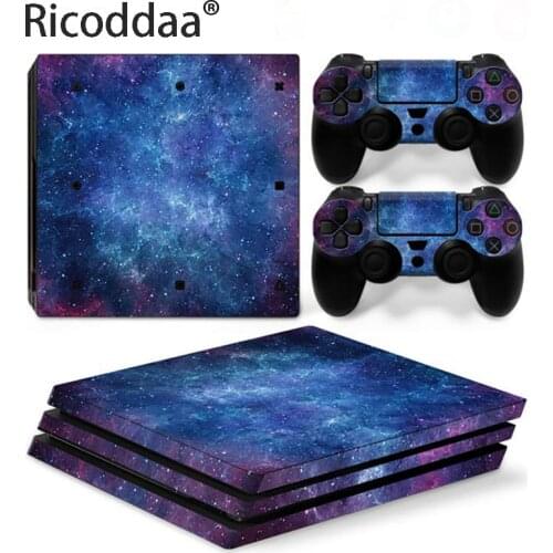 New Design Viny Decal Sticker For PS4 Pro Console + 2 Controller Skin Sticker For Sony Playstation 4 Pro Game Accessories