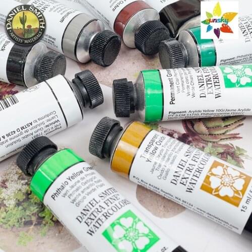 Original Daniel Smith Artist Meticulous watercolor Fine and smooth texture single tubular 15 ml 1 level 70 colors Self selected