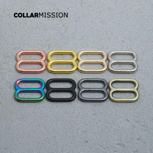 10pcs/lot Adjustable buckle DIY accessory for 15mm sewing bag belt dog cat collar high quality plated metal buckle 4 colours