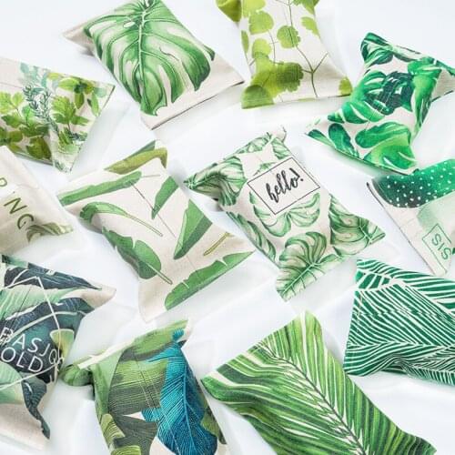 Nordic plant cotton and linen tissue box living room tissue cover rain forest tissue bag paper pumping box paper