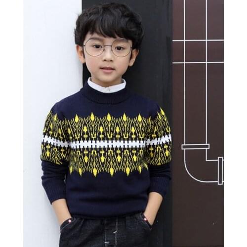 Boys sweater crew neck sweater
