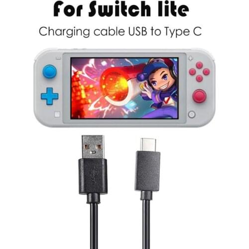 ALLOYSEED 1m USB to Type C 2A Fast Charging Cable For Nintend Switch Lite Mini Game Console USB Type-C Charger Cable Accessories