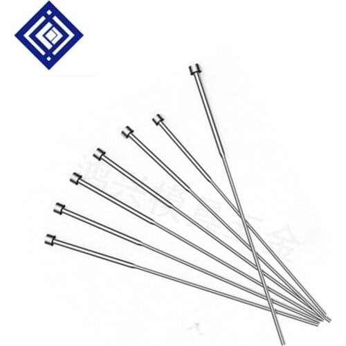 10pcs/lots high precision nitriding step ejector pin ejector sleeve SKD61 mold machine tools accessories 0.8/1/1.2/1.5/2/2.5