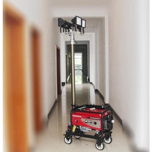 High standard wholesale telescopic tower tower light Energy Saving portable telescopic light tower