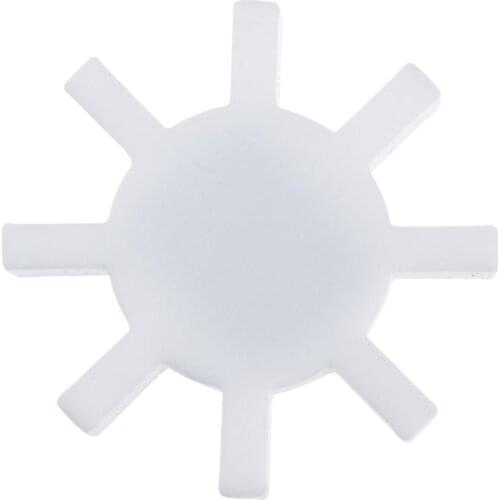 1Pc Magnetic Stirrer Mixer Stir Bars Stirring Bars White Octagonal Spin Gears