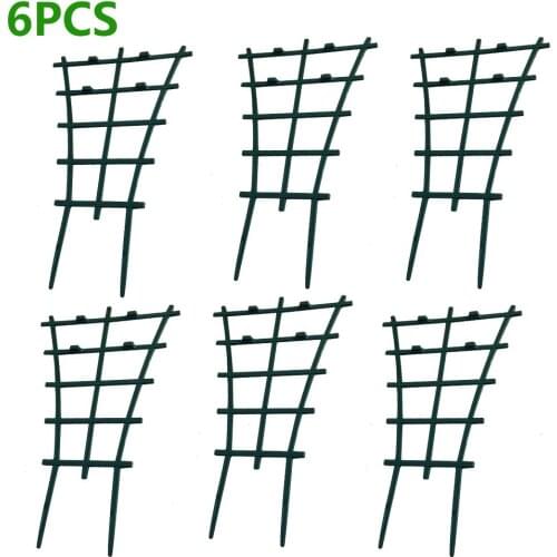2/4/6PCS Plant Stem Support Mini Flower Vine Climbing Trellis Vegetable Supports Frame For Courtyard Garden Climbing Plants