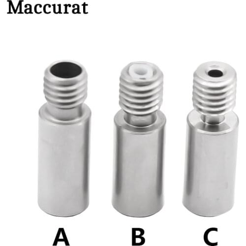 2pcs Throat High Temperature Hotend Extruder for J-head Reprap 1.75mm /3.0mm Filament DIY 3D Printer Parts 2 in 1 out