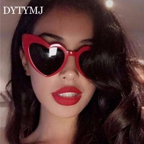 DYTYMJ Heart Sunglasses Women Love Vintage Sun Glasses for Women Luxury Brand Designer Eyeglasses Women/Men Lentes De Sol Mujer