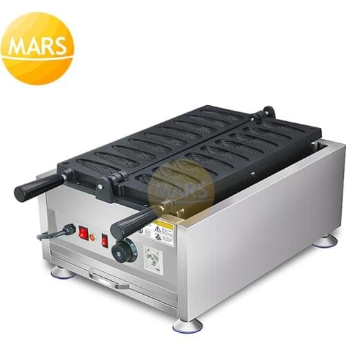 Commercial Wafel Maker Waffle on a Stick Machine Muffin French Corn Dog Waffle Maker Stainless Steel Non-stick Waffle Baker Pan