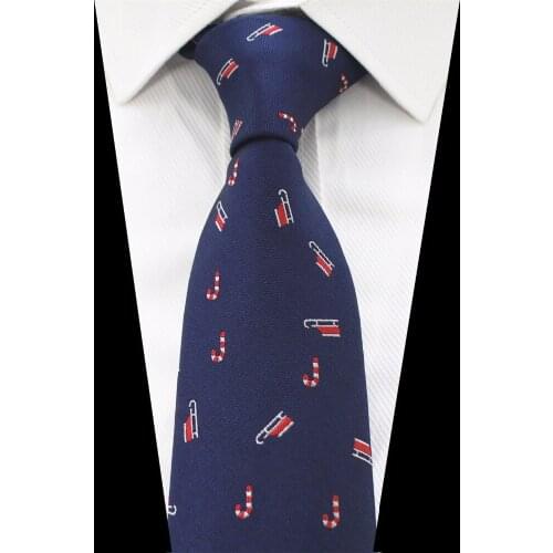 Ricnais Brand New Christmas Tie Boots Prinetd 8cm Silk Necktie Corbatas Vestidos Snow Pattern Cravat Green Neck Ties