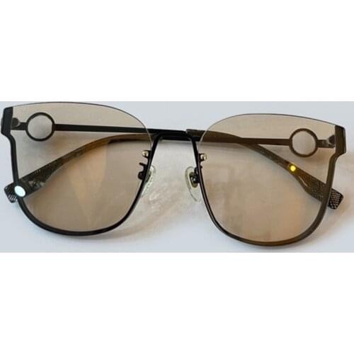 Brand Square Sunglasses For Women Vintage Half Frame Mirror Sun Glasses UV400 gafas de sol