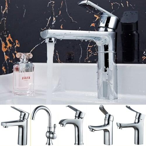 Wholesale And Retail Deck Mount Waterfall Bathroom Faucet Vanity Vessel Sinks Mixer Tap Cold And Hot Water Tap