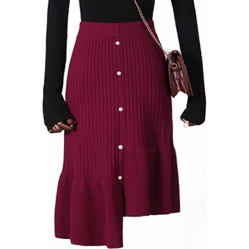 Oumengka Women's Knitted Skirts