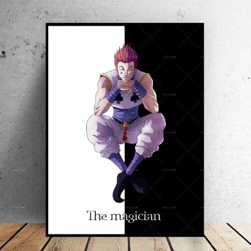 Nordic Posters Wall Art Canvas Painting HunterxHunter Hisoka Anime Canvas Art Canvas Painting Prints Poster Modular Home Decor