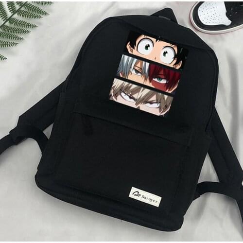 My Hero Academia Bakugou Todoroki Boku No Hero Academia bagpack backpack school fashion kawaii men mochilas da moda backpack