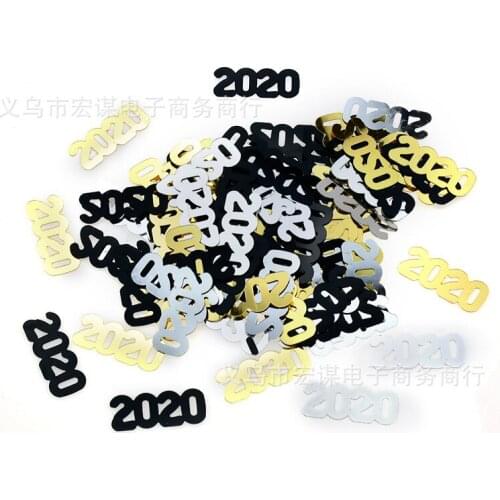 Happy New Year 2020/Merry Christmas/15 grams Sequins PVC Flat for DIY Card Making Craft Color Collection