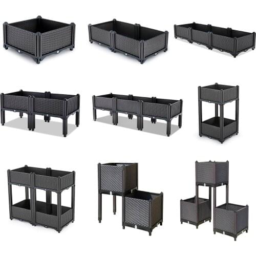 Garden Grow Bag Garden Jardin Jardinage Ogrod Raised Plant Bed Garden Flower Flowers Planter Planting Box With Legs Tray chic