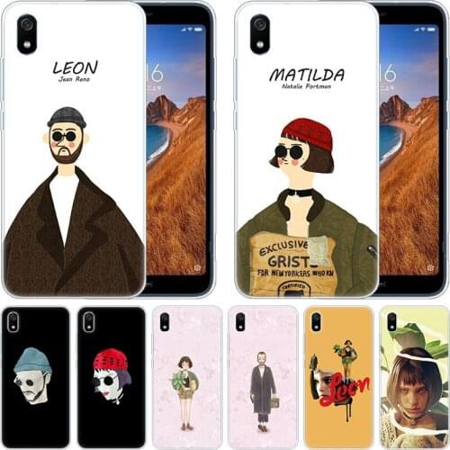 Silicone Case Movie Leon And Mathilda for Xiaomi Redmi K20 Pro 7 7A 6 6A 4X 5 Plus S2 GO Note 8 7 6 5 Pro 4 Fashion Cover
