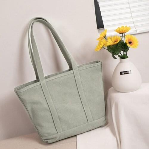Tote Bags for Women 2021 New Fashion All-match Large-capacity Single-shoulder Canvas Bag Solid Color Ladies Tote Bag Handbags Gg