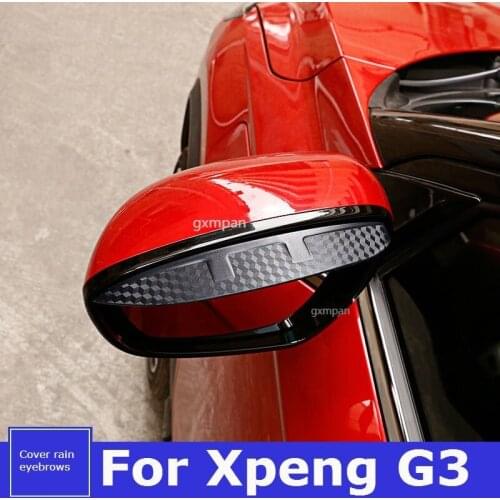 For Xpeng G3 Rearview Mirror Rain Shield Cover Rain Eyebrows Weather Shield Car Accessories Car-styling