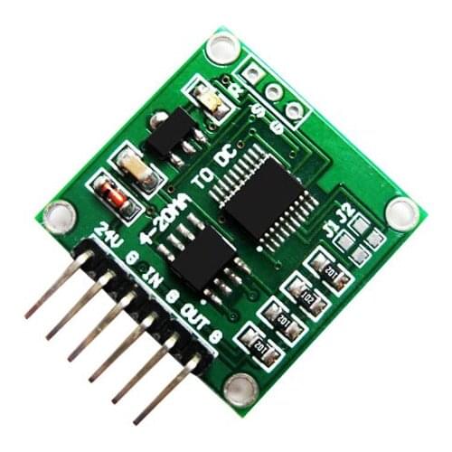 2 Units 4-20mA to 0-5V Converter Current to Voltage 4-20mA to DC 0-10V Signal Conditioner Transmitter Module Linear Conversion