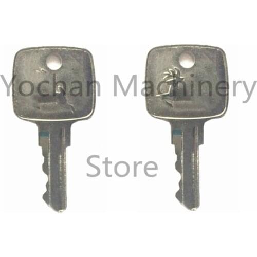 2) Ignition Key For John Deere Multiquip Equipment AR51481 AT195302 AT145929 Free Shipping