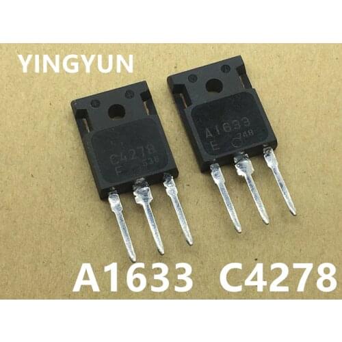 4pcs/lot 2pairs A1633 C4278 2SA1633 2SC4278 used Power amplifier sound matching tube